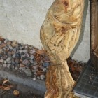 springender fisch , Skulptur, Kettensäge, Berlin , Brandenburg, geschnitzt, Handmade, Holz